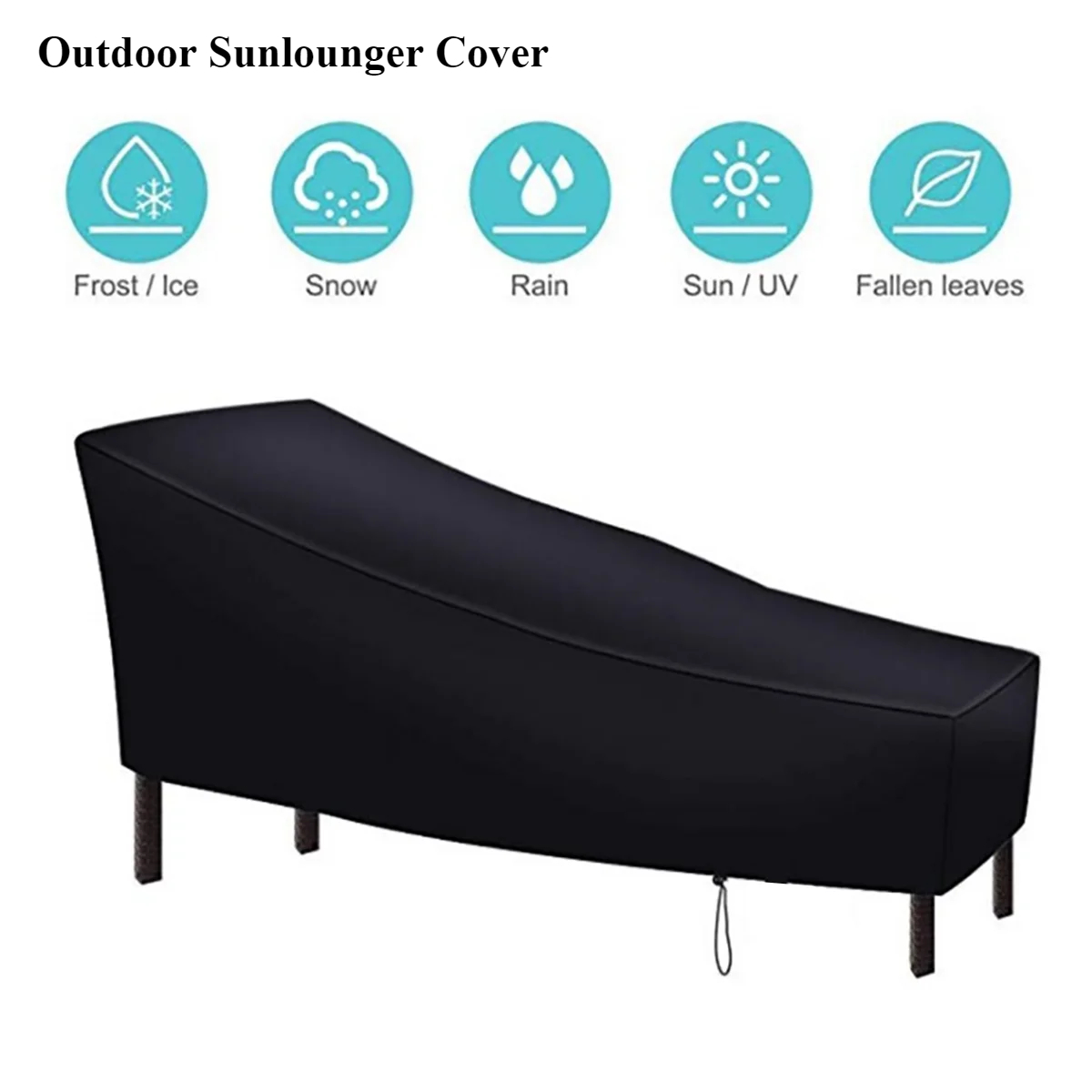 Outdoor Furniture Lounge - Oxford Fabric Sunlounger Cover, Outdoor Patio