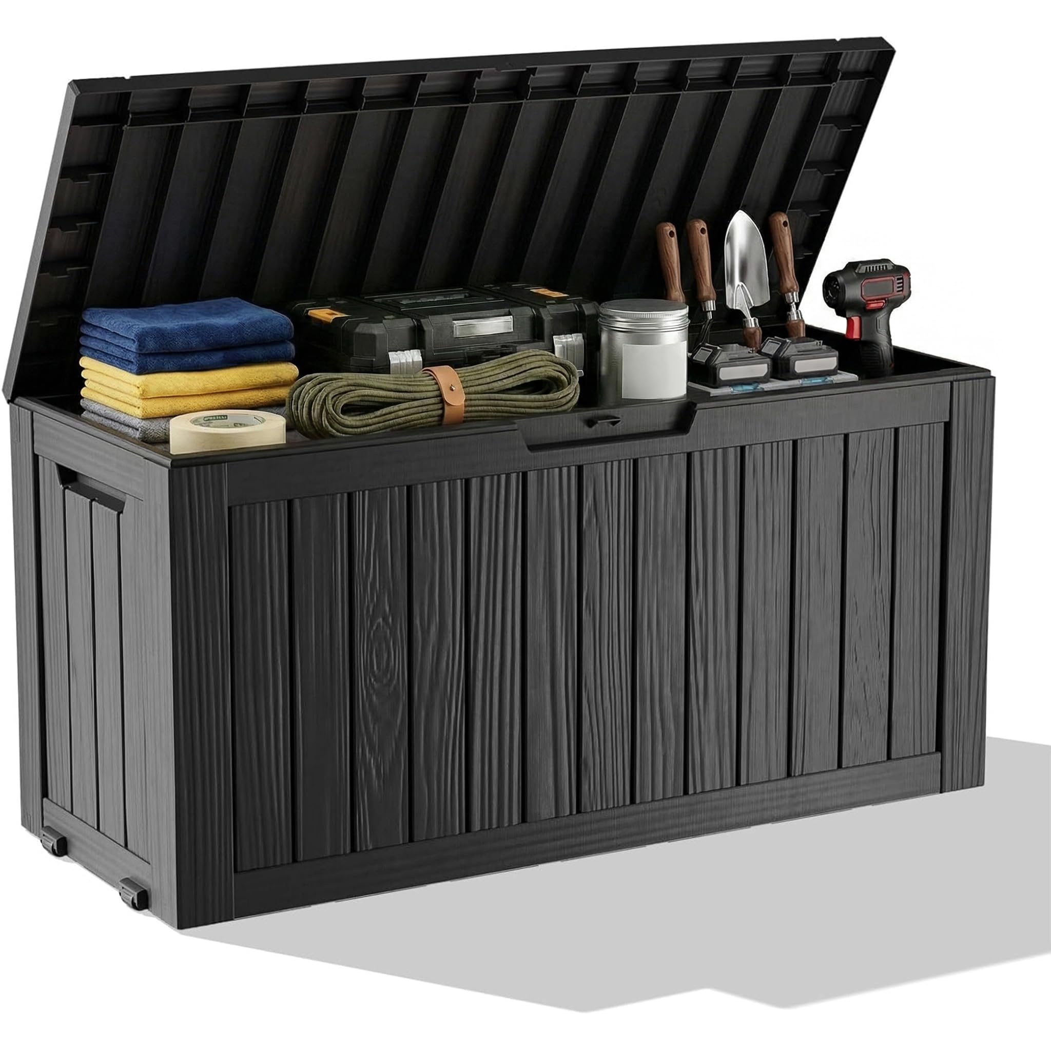 Outdoor Furniture For Patio - Outdoor Waterproof Resin Storage Deck Box