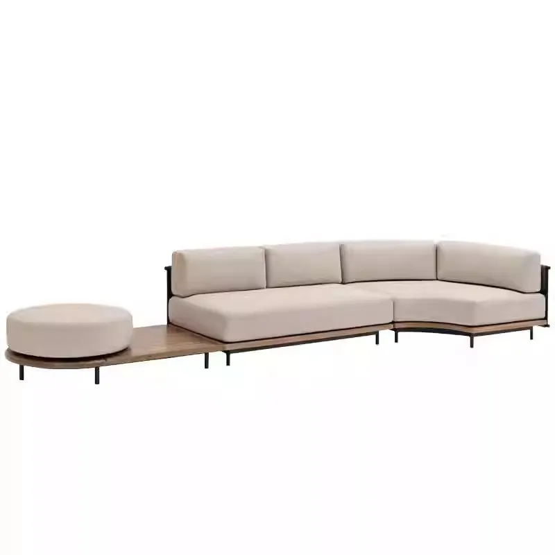 Outdoor Furniture Sofa - Nordic outdoor rattan sofa villa courtyard