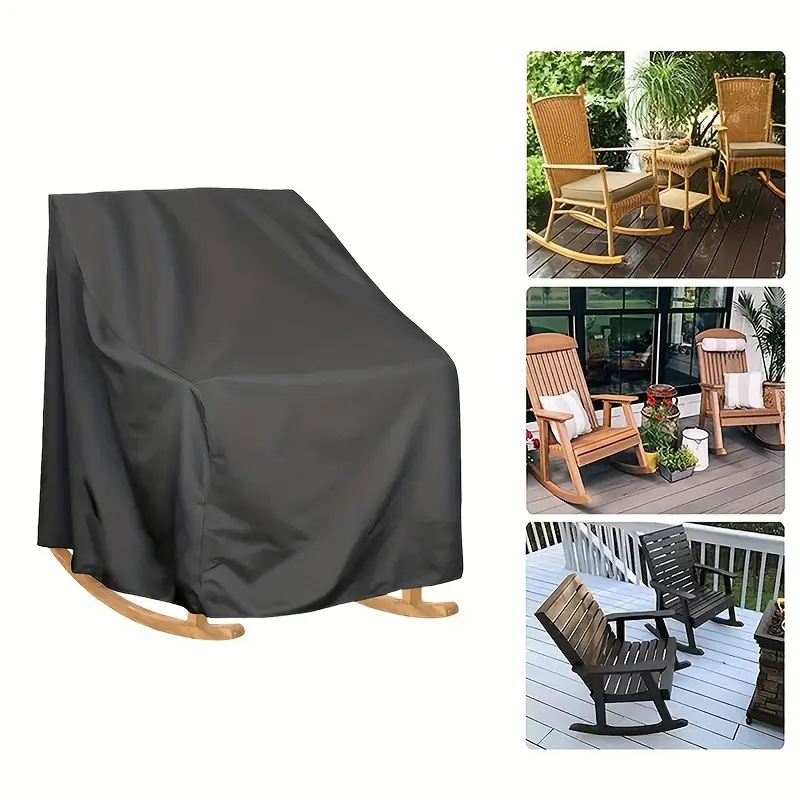 Outdoor Furniture For Patio - Heavy-Duty Oxford Fabric Outdoor Rocking Chair