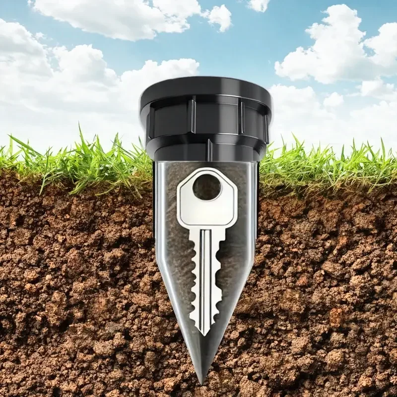Garden Storage Box - Fake Sprinkler Key Hider, Waterproof Outdoor