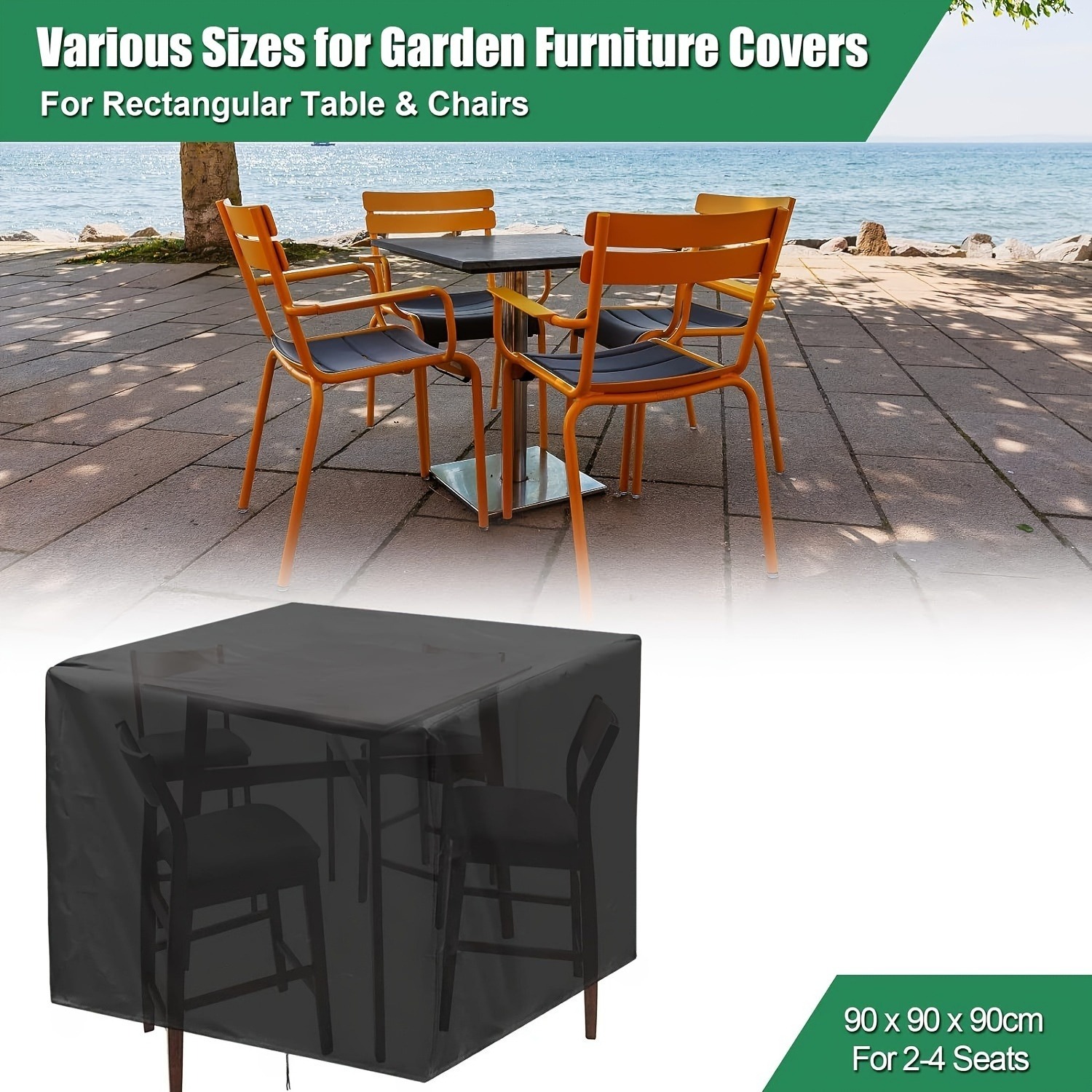 Outdoor Furniture Nearby - Heavy-Duty 210D Outdoor Garden Furniture Cover