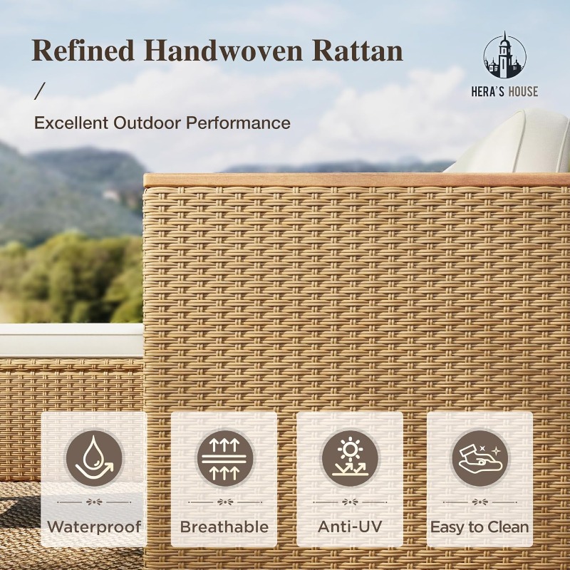 Small Patio Furniture Set,3 Pi - Outdoor Furniture Yellow recension och pris