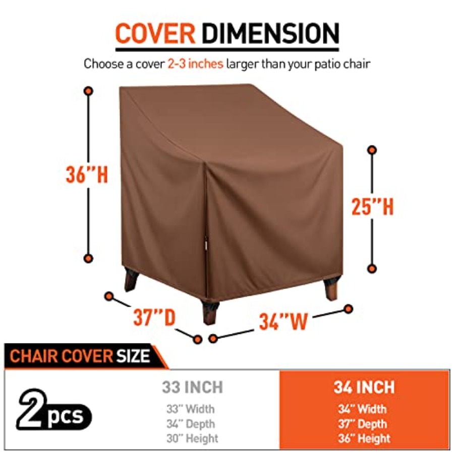 Waterproof Patio Chair Covers, - Outdoor Furniture Lounge recension och pris