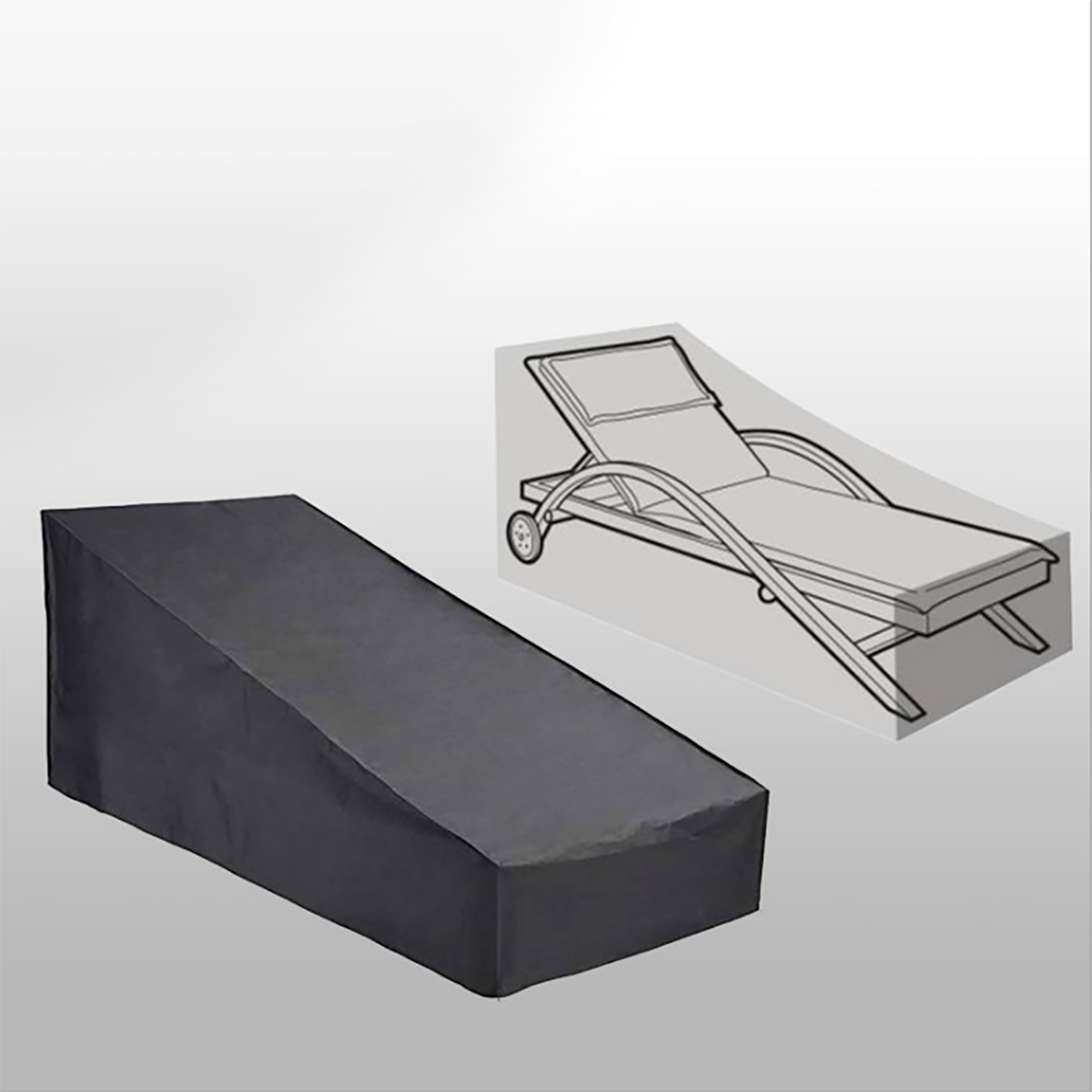 Oxford Fabric Sunlounger Cover - Outdoor Furniture Lounge recension och pris