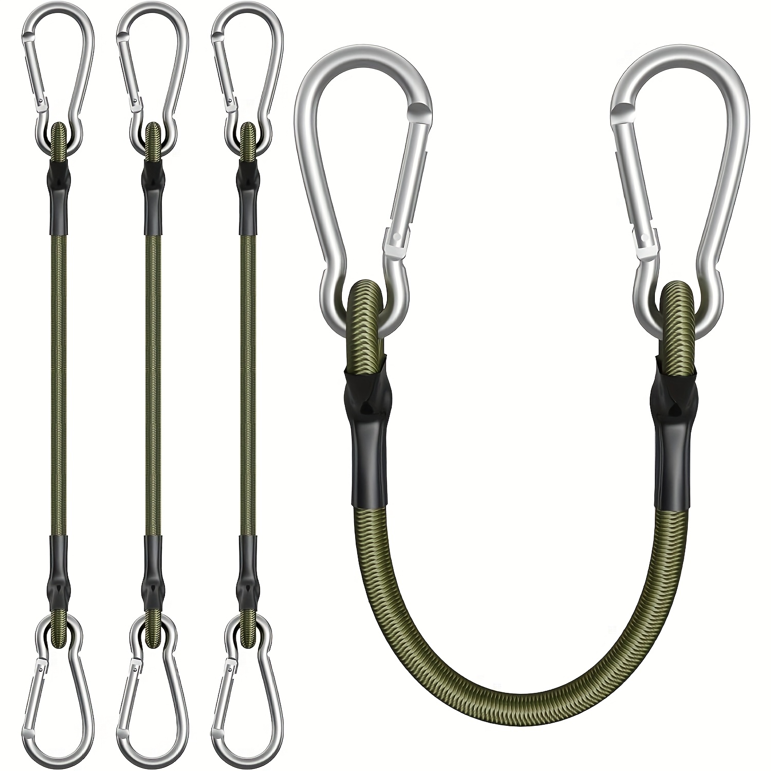 2Pcs Elastic Rope Aluminum Hoo - Outdoor Furniture Rope recension och pris