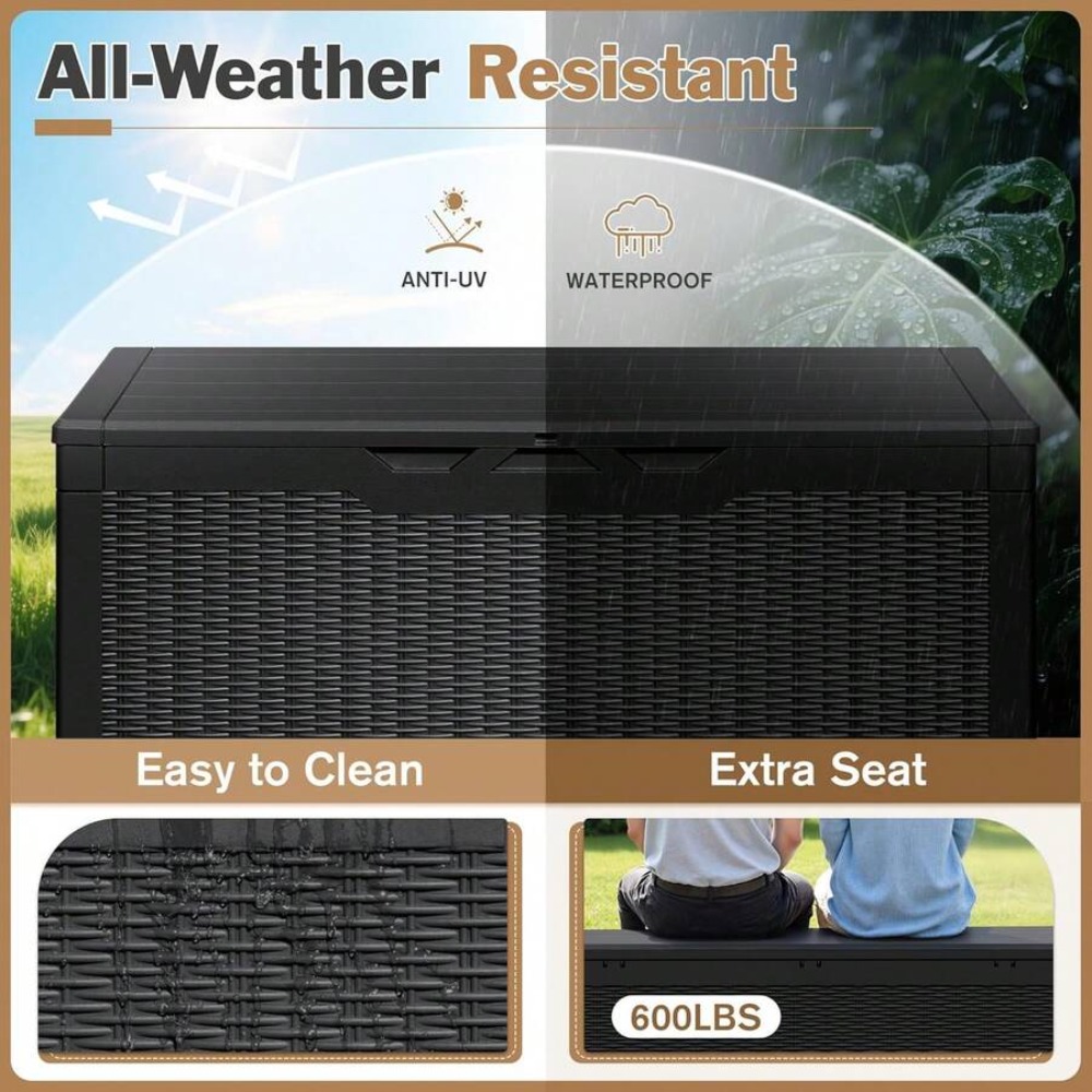 Large Lockable Outdoor Storage - Garden Storage Box recension och pris