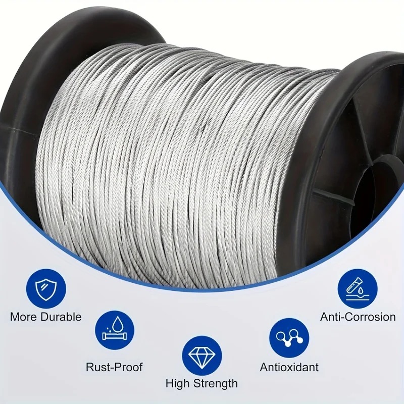 50m Heavy Duty 304 Stainless S - Outdoor Furniture Rope recension och pris