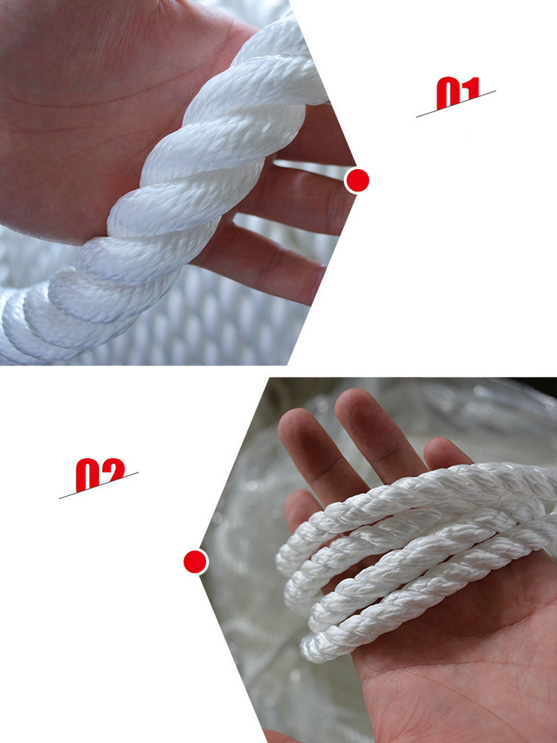 HQ 6-30 MM Pure White 100% Pol - Outdoor Furniture Rope recension och pris