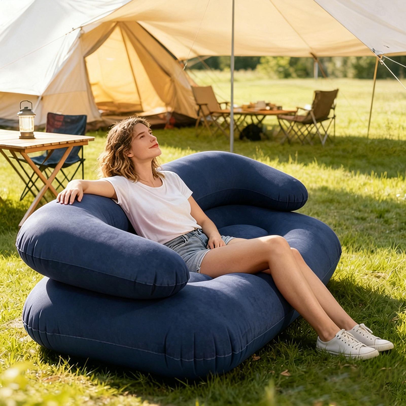Double Inflatable Air Sofa Two - Outdoor Furniture Nearby recension och pris