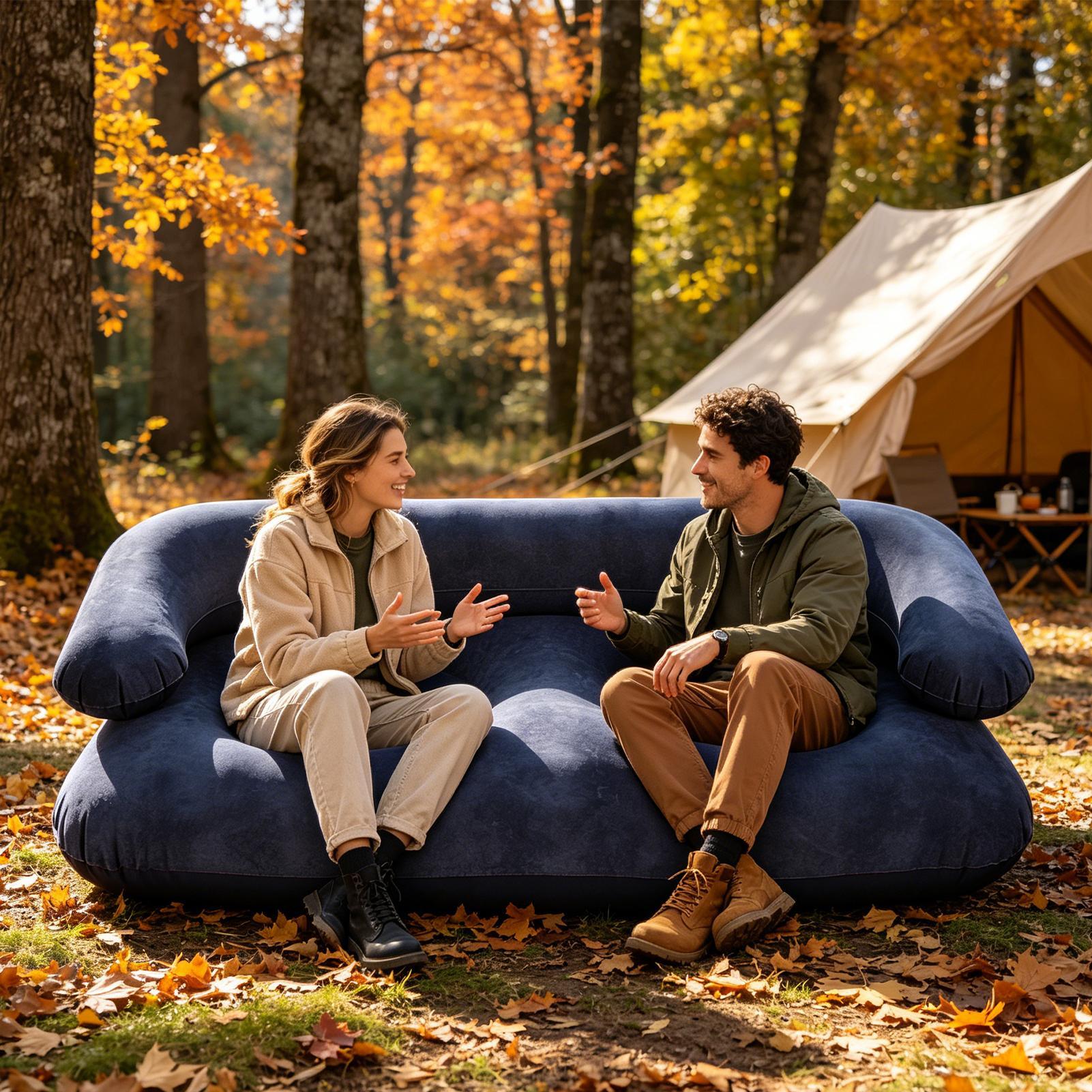 Double Inflatable Air Sofa Two - Outdoor Furniture Nearby recension och pris