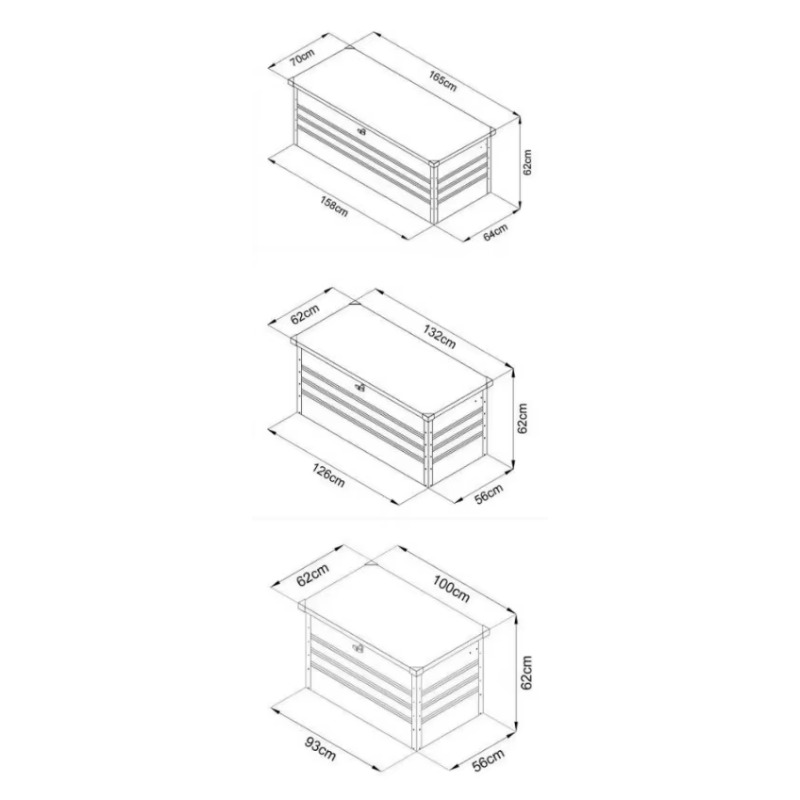 Eco-Friendly Easily Assembled  - Garden Storage Box recension och pris