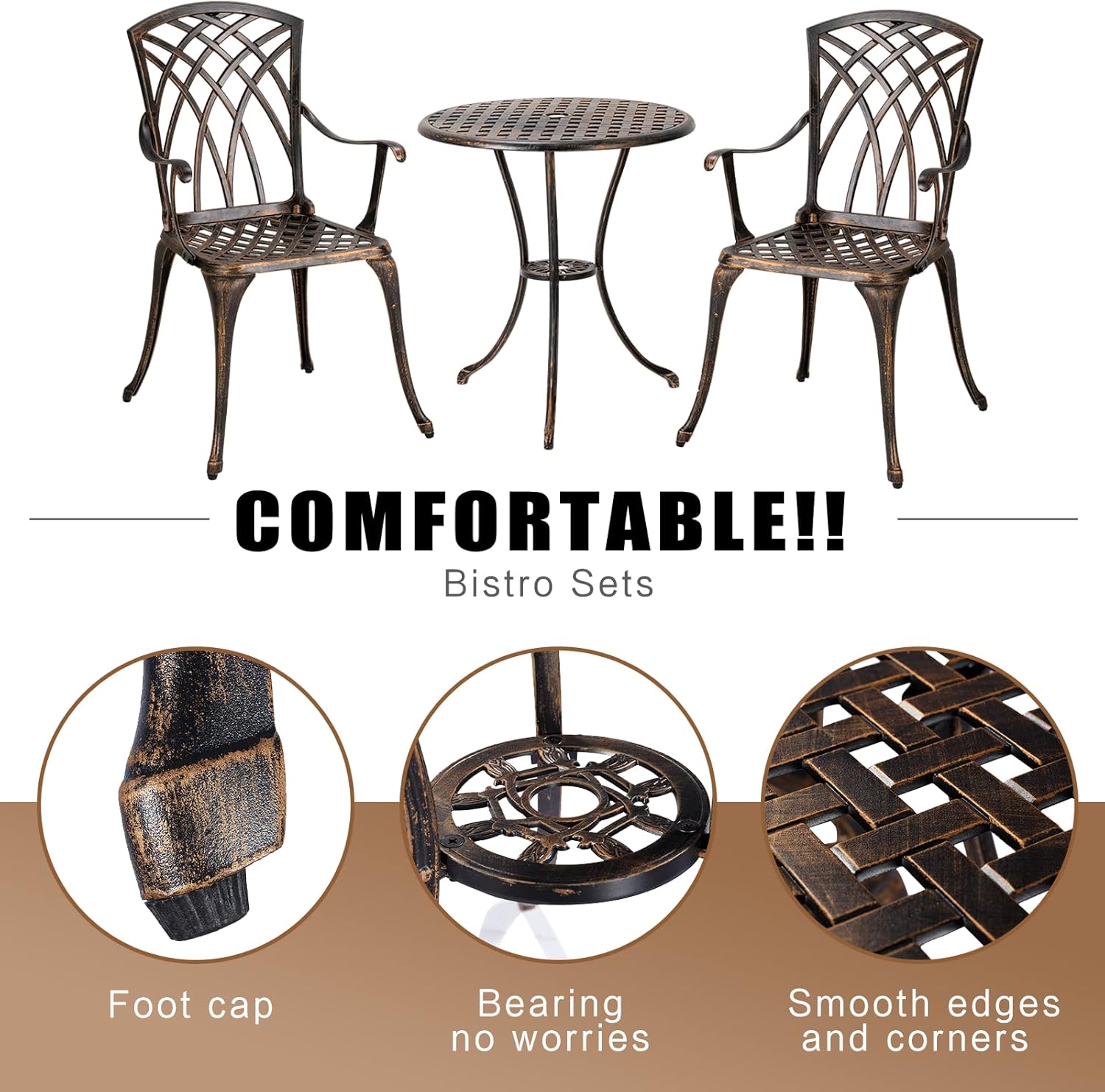 Bronze rust-resistant cast alu - Outdoor Furniture Sofa recension och pris