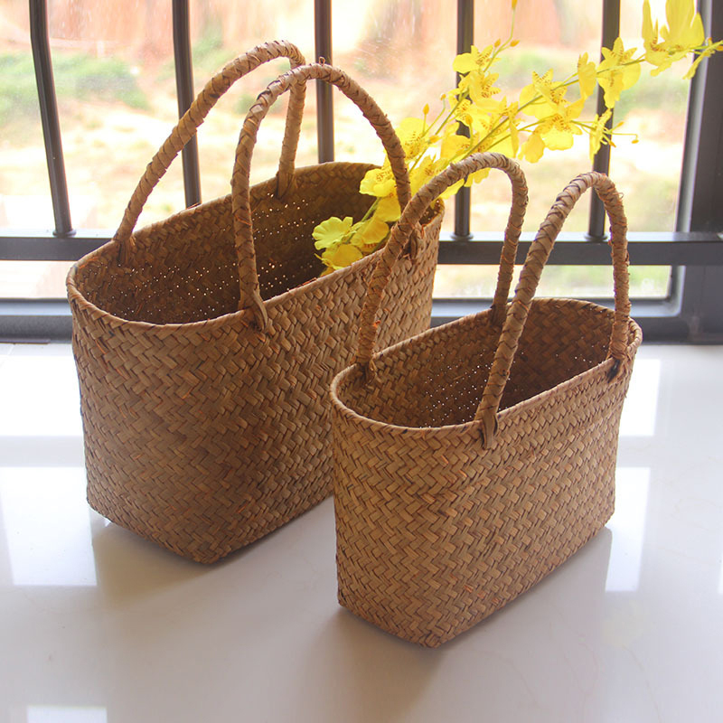 Seaweeds Woven Basket Flower B - Garden Storage Box recension och pris