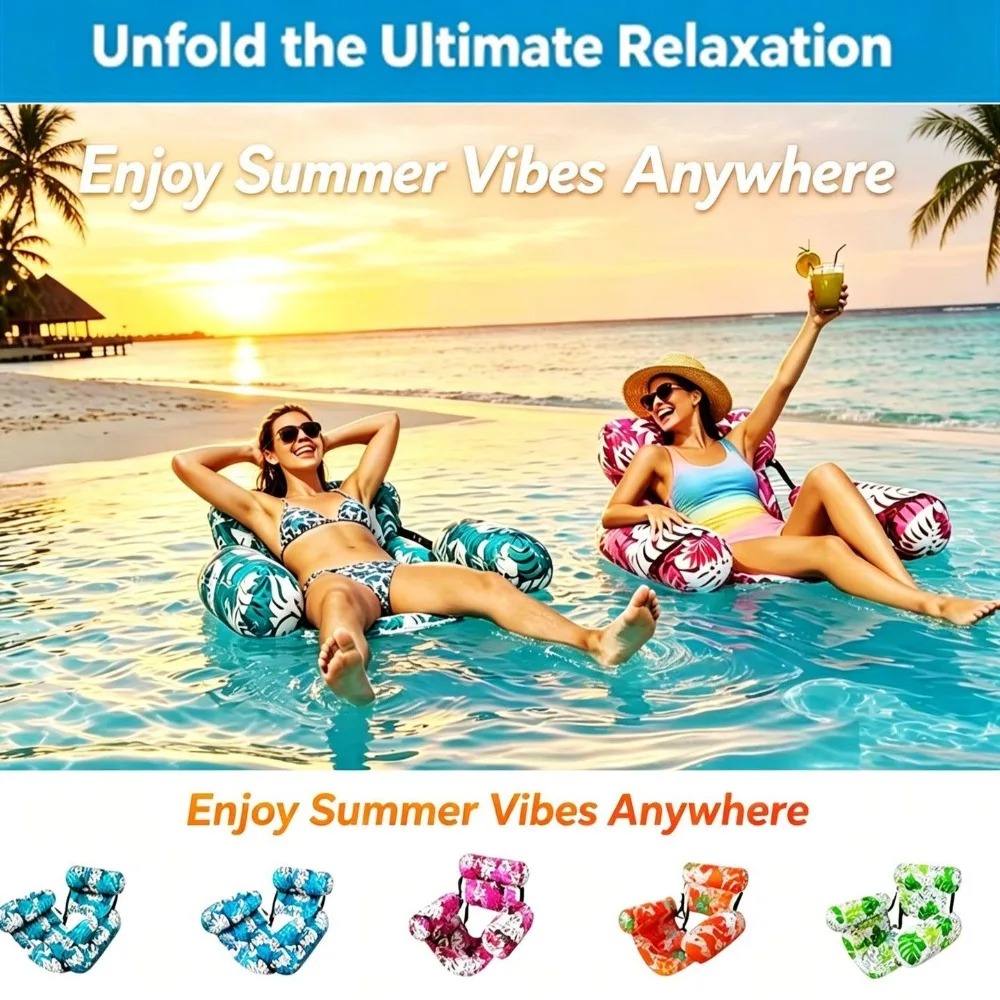 Heavy Duty Blow Up Pool Chair  - Outdoor Furniture Lounge recension och pris