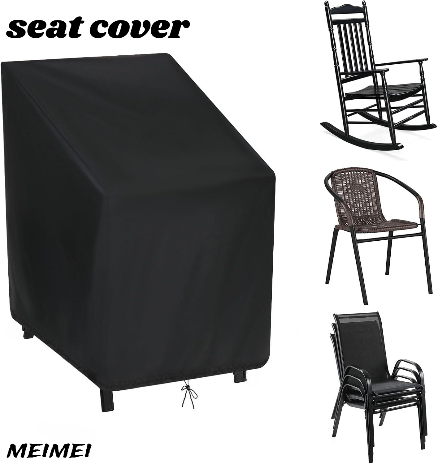 Stacked Chair Dust Cover Stora - Outdoor Furniture Cover recension och pris