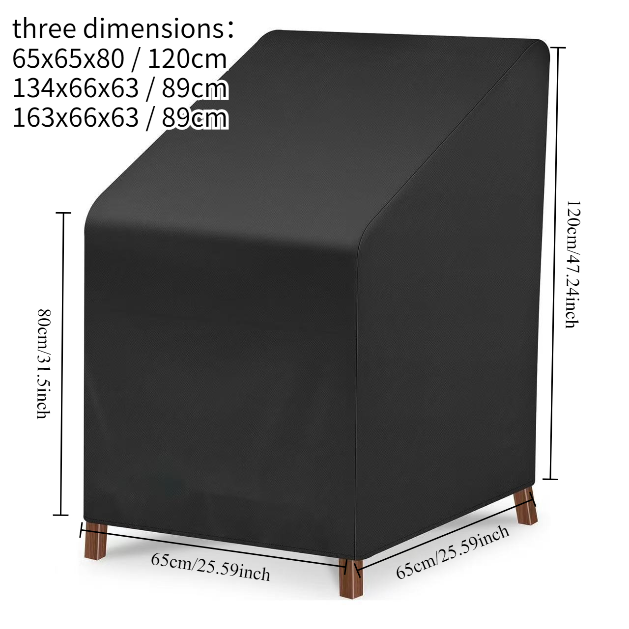 Stacked Chair Dust Cover Stora - Outdoor Furniture Cover recension och pris