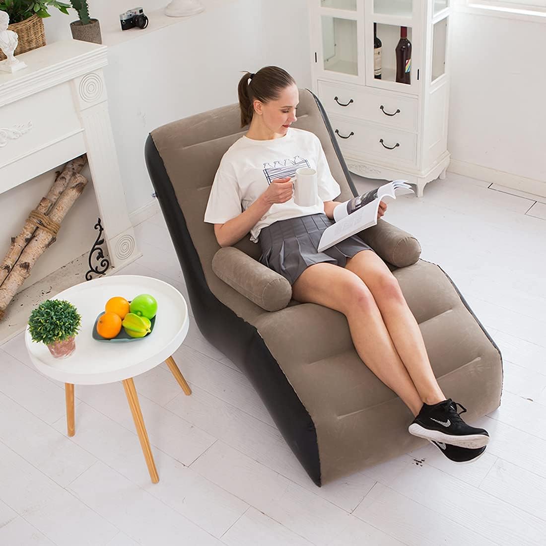 Folding Lazy Sofa,Inflatable L - Outdoor Furniture Nearby recension och pris