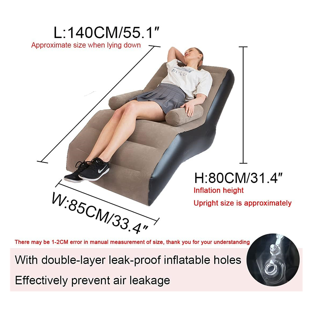 Folding Lazy Sofa,Inflatable L - Outdoor Furniture Nearby recension och pris