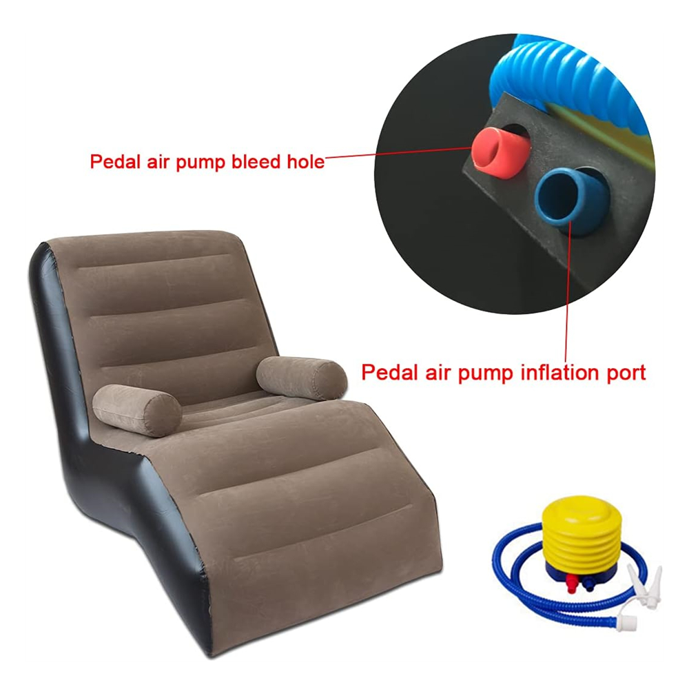 Folding Lazy Sofa,Inflatable L - Outdoor Furniture Nearby recension och pris