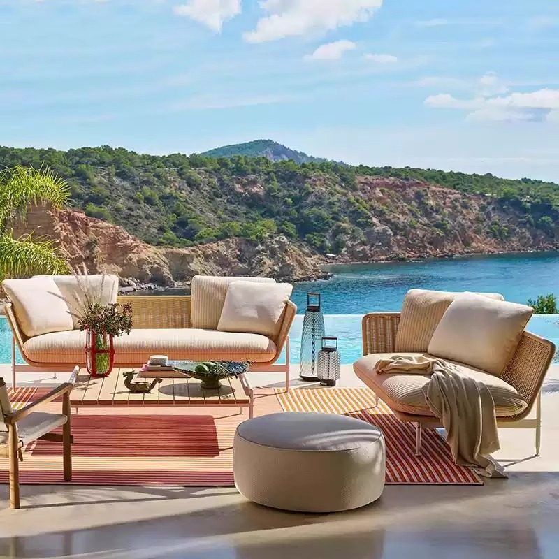 Outdoor Sofa, Rattan Courtyard - Outdoor Furniture Lounge recension och pris