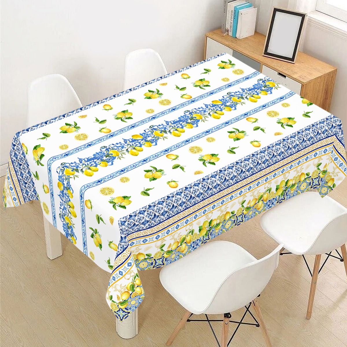 Yellow Lemon Stripe Rectangle  - Outdoor Furniture Yellow recension och pris