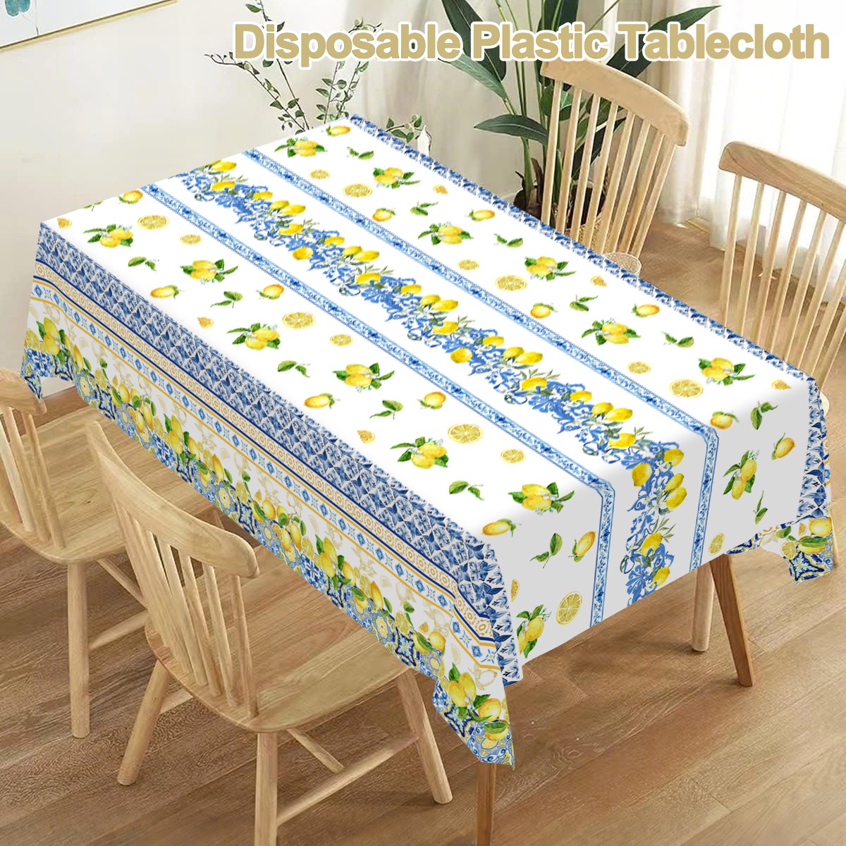 Yellow Lemon Stripe Rectangle  - Outdoor Furniture Yellow recension och pris