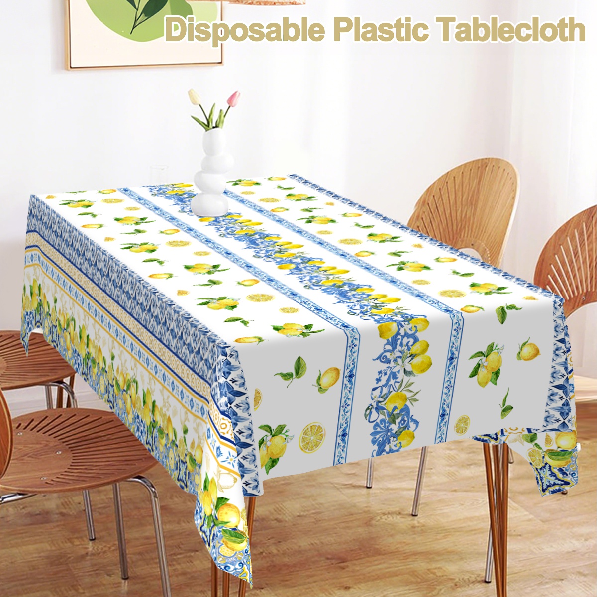 Yellow Lemon Stripe Rectangle  - Outdoor Furniture Yellow recension och pris
